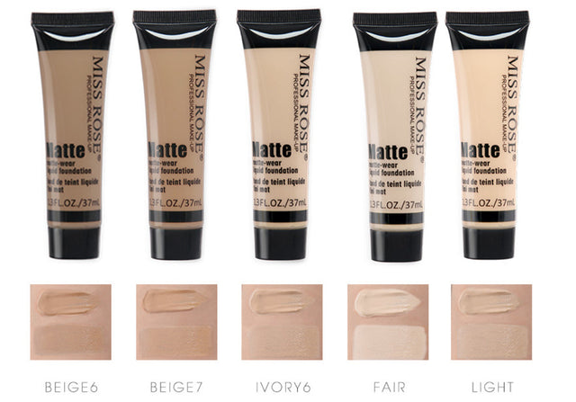 Buy Miss Rose Long Lasting Liquid Full Skin Coverage Soft Matte Foundation 37 - Ml in Pakistan
