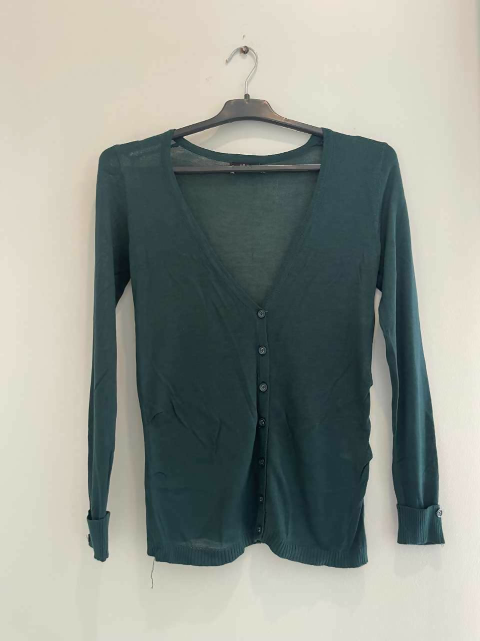 Mango MNG | Green Cardigan | Women Tops & Shirts | Preloved