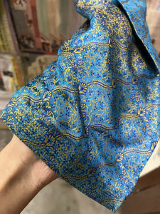 Blue Jamawar Formal Suit | 3-PC Light Formal Suit | Women Locally Made Formals | Preloved