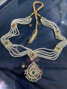 Pearl Mala & Matha patti | Women Jewellery | Preloved