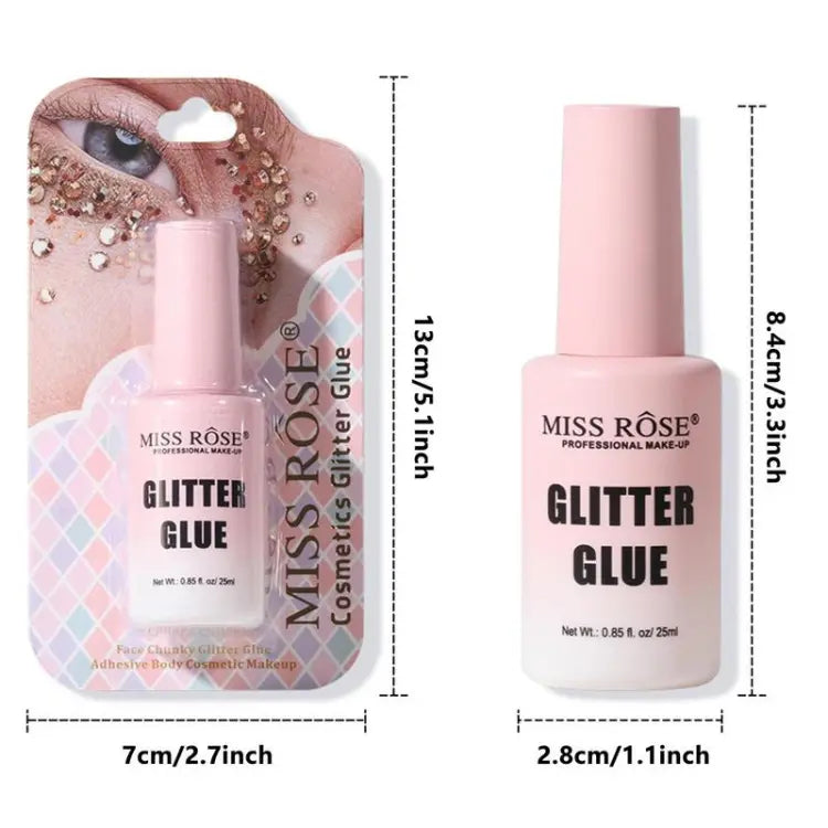 Buy Miss Rose Glitter Glue Long Lasting Color Waterproof Body Sequin Base Glue For Eye Lips Face in Pakistan