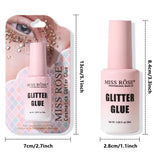 Buy Miss Rose Glitter Glue Long Lasting Color Waterproof Body Sequin Base Glue For Eye Lips Face in Pakistan