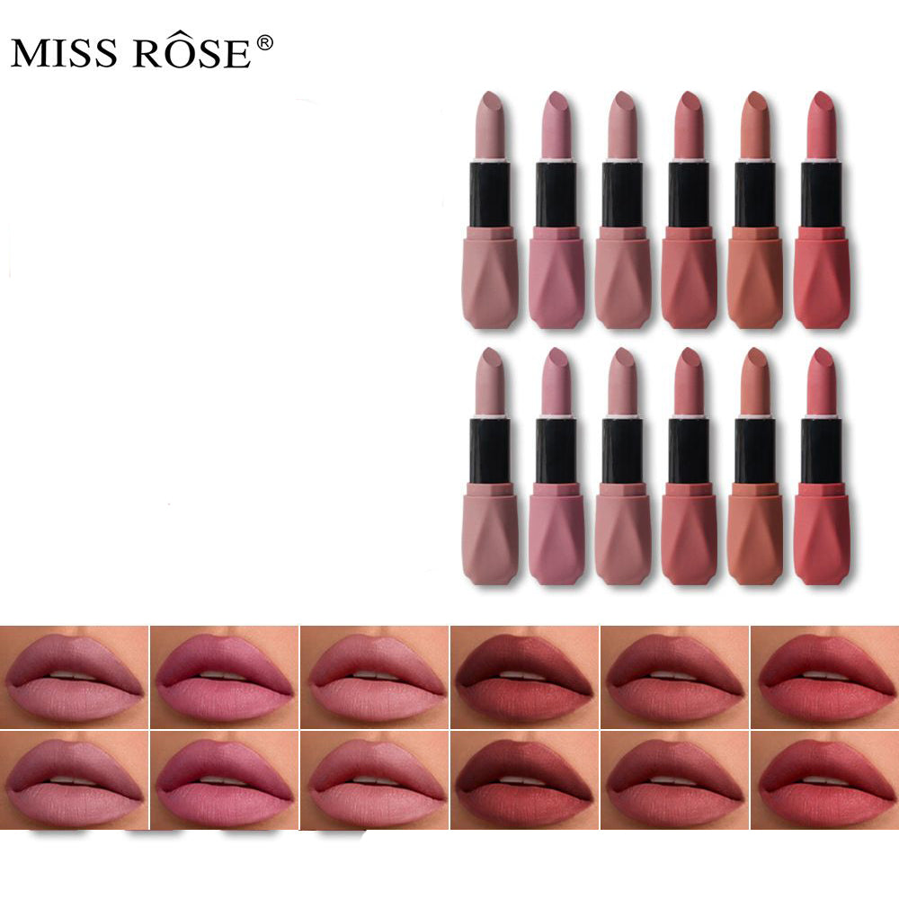 Buy Miss Rose Pack Of 06 Matt Lipstick For Women in Pakistan