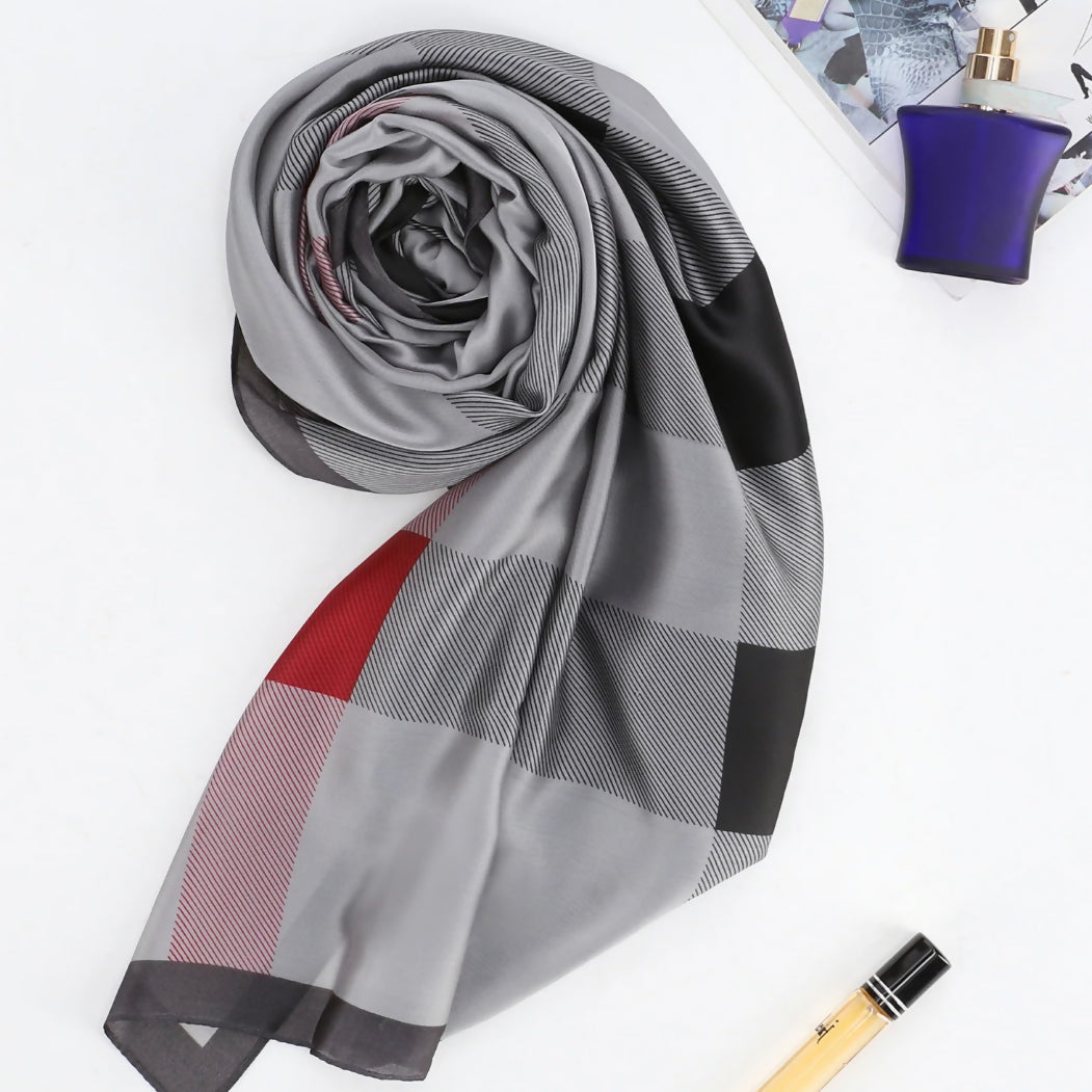 MTJ | Printed Silk Scarf | Women Accessories | Size: Standard | New