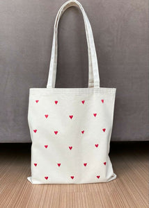Love Hand painted tote Bag | Women Bags | Medium | Brand New with Tags