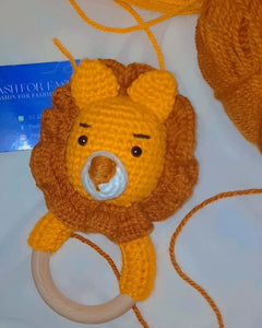 Pashforfashpk | Crochet Lion Rattle | Handmade | New