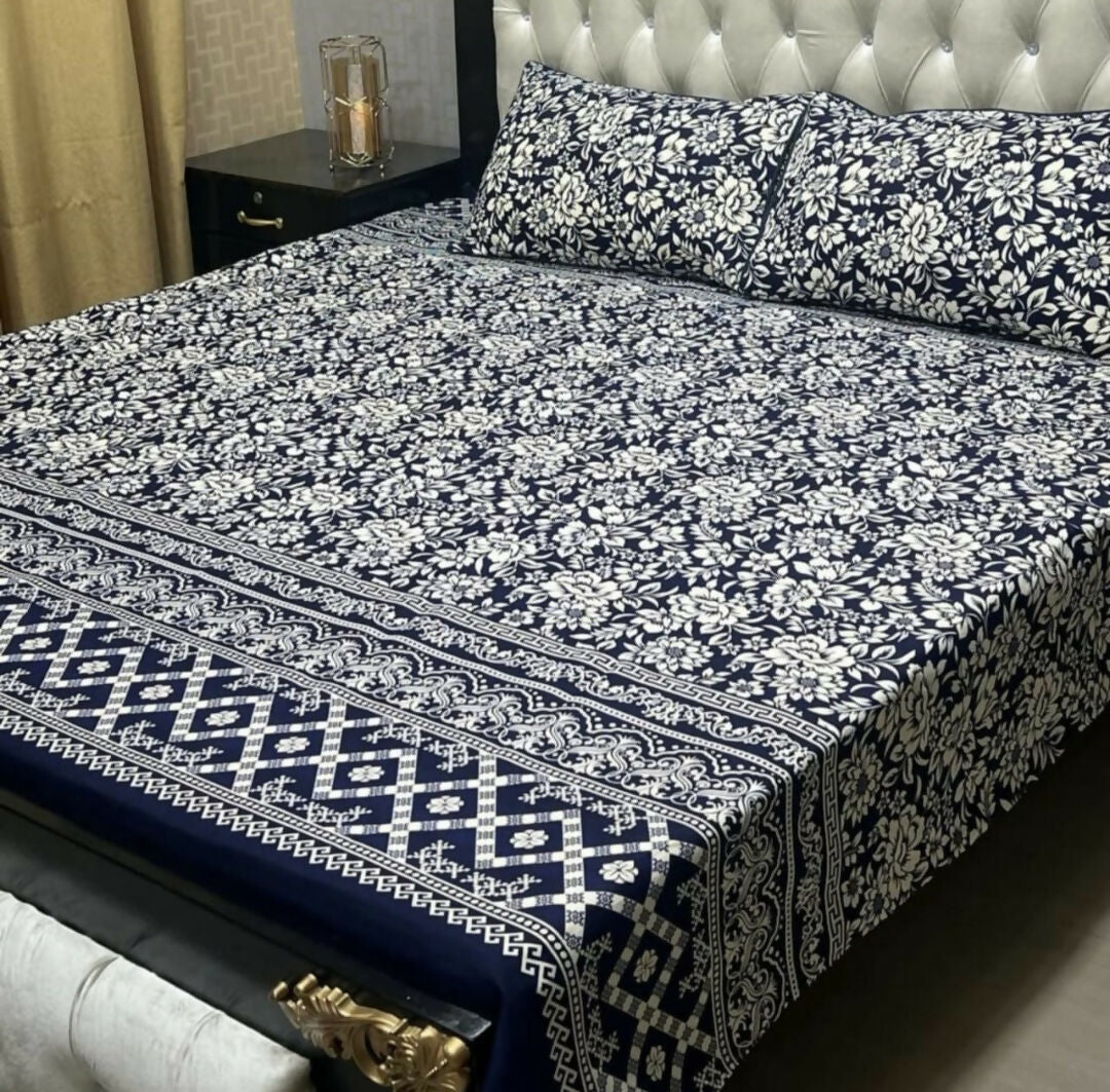 Cotton Double Bedsheets | For Your Home | Home & Decor | Size: 89/92 | Brand New