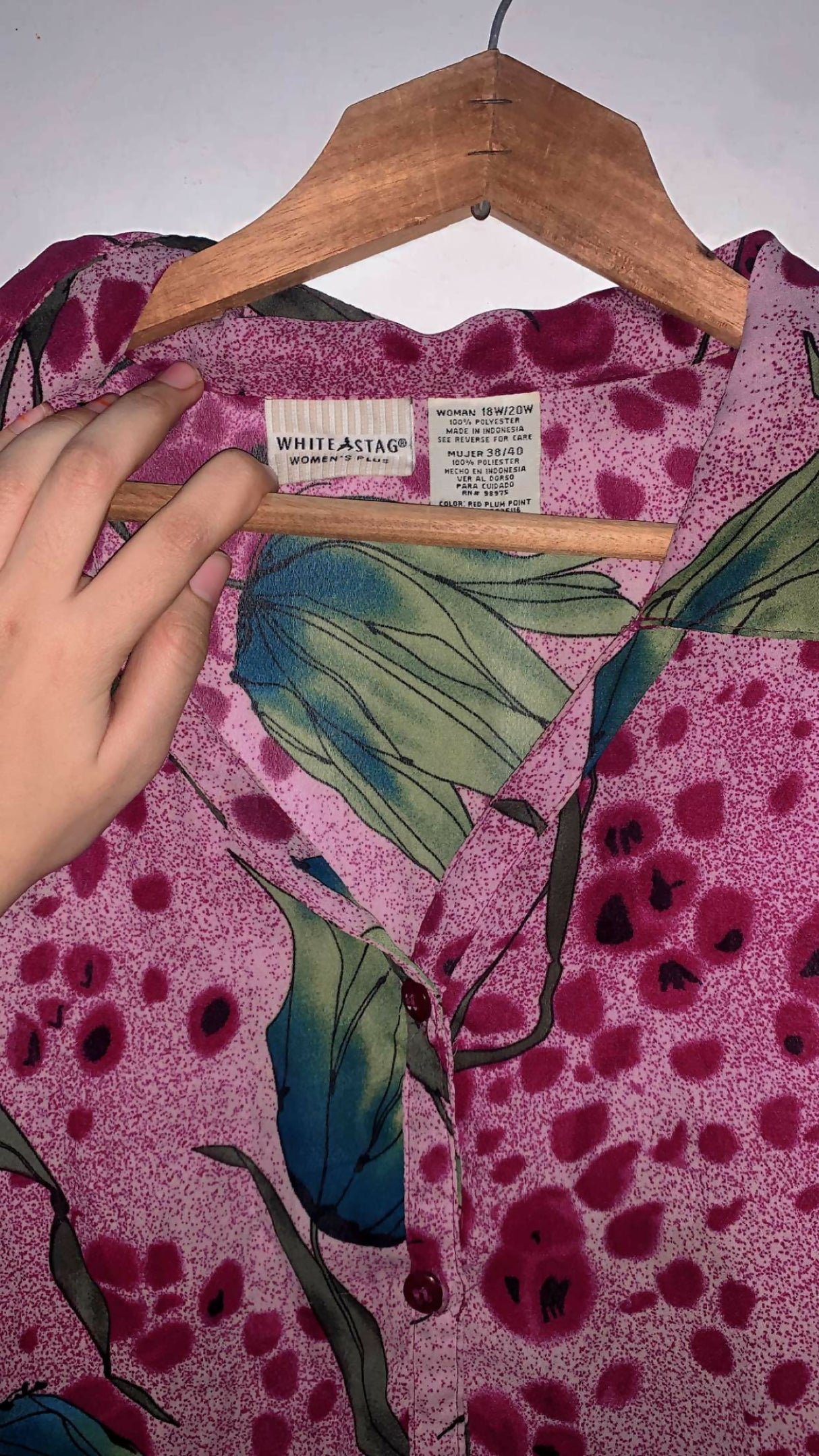 Purple Button Down | Women Tops & Shirts | XLarge | Preloved