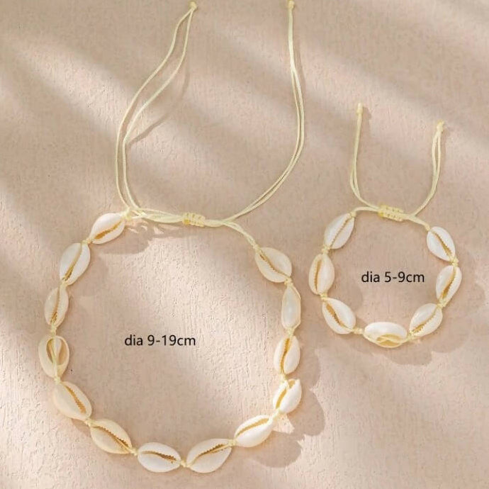 Shein | Shell Decor Necklace & Bracelet | Women Jewelry| Brand New