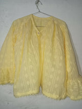 Butter Yellow Top & Skirt | Women Tops & Shirts | Medium | Brand New