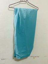 Saleem Fabrics | Women Branded Formals| Blue | Medium | Preloved