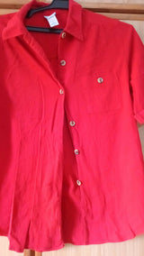 Half Sleeves Shirt | Women Tops & Shirts | Red | Small | New