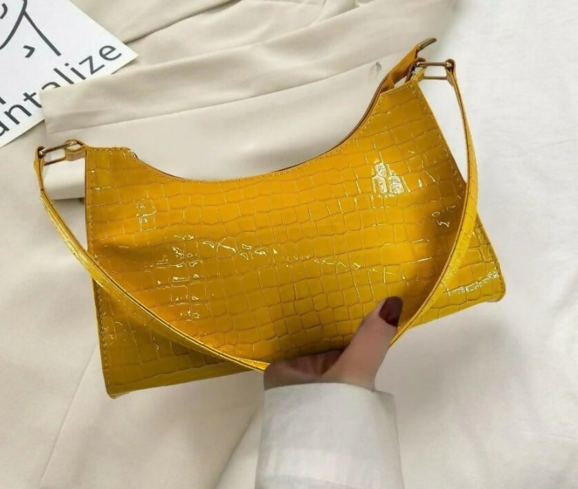 Crocodile pattern handbag for Women-(003-00014-00030-00031) | Women Bags | Brand New