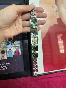 Imported from Saudia | Crystal Green Elegant Watch | Women Accessories | New