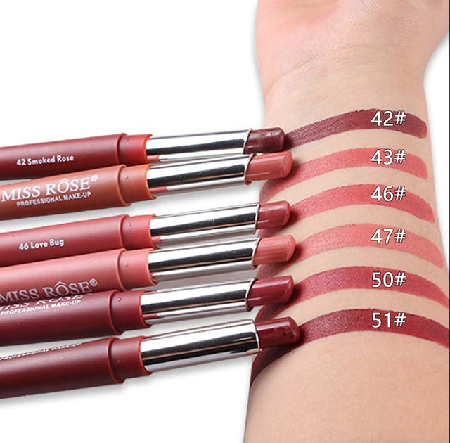 Buy Miss Rose High Pigment 2 In 1 Lip Liner + Lipstick in Pakistan