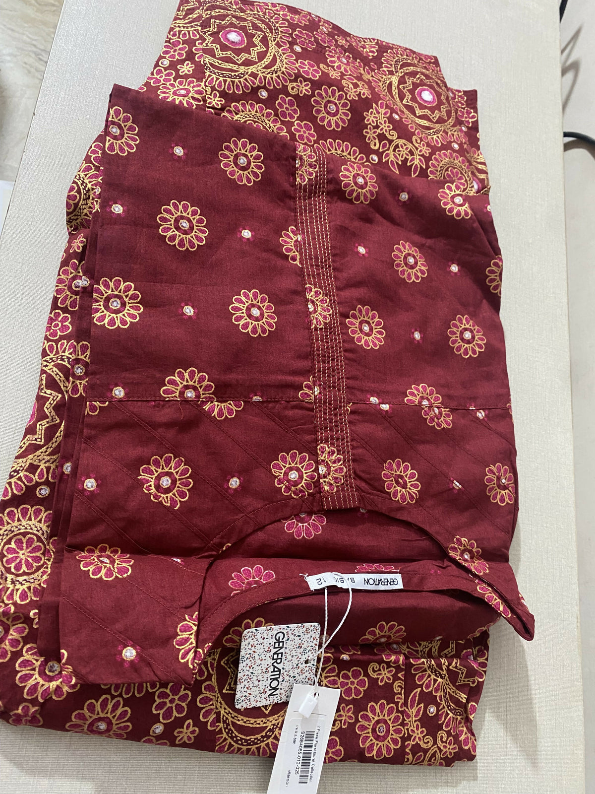 Generation | Women Branded Kurta | Maroon | Large | Brand New