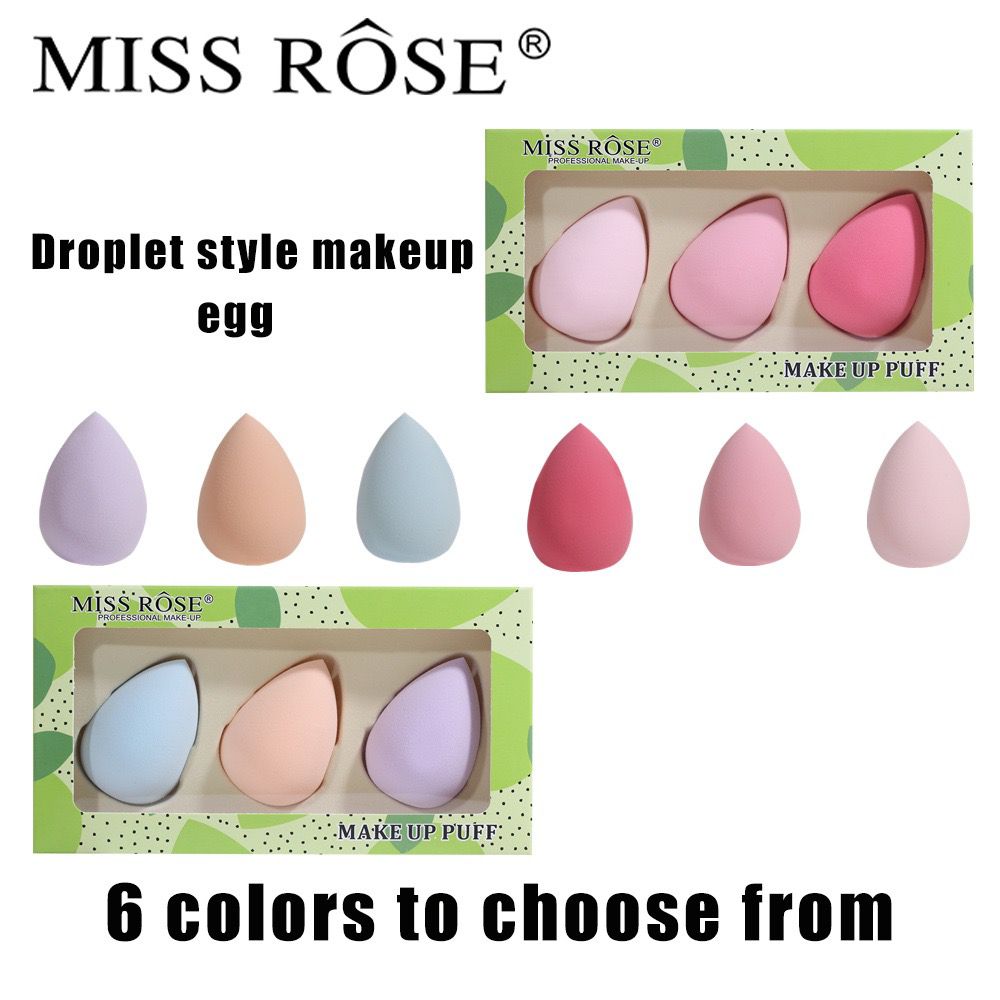 Buy Miss Rose Pack of 3 Beauty Blender Makeup Sponge in Pakistan