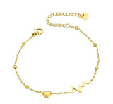 Heart Anklet Single-00205 | Women Jewelry | Anklets | Brand New