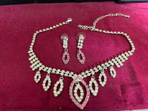 Imported from Saudia | Elegant Silver Necklace Set | Women Jewelry | Worn Once