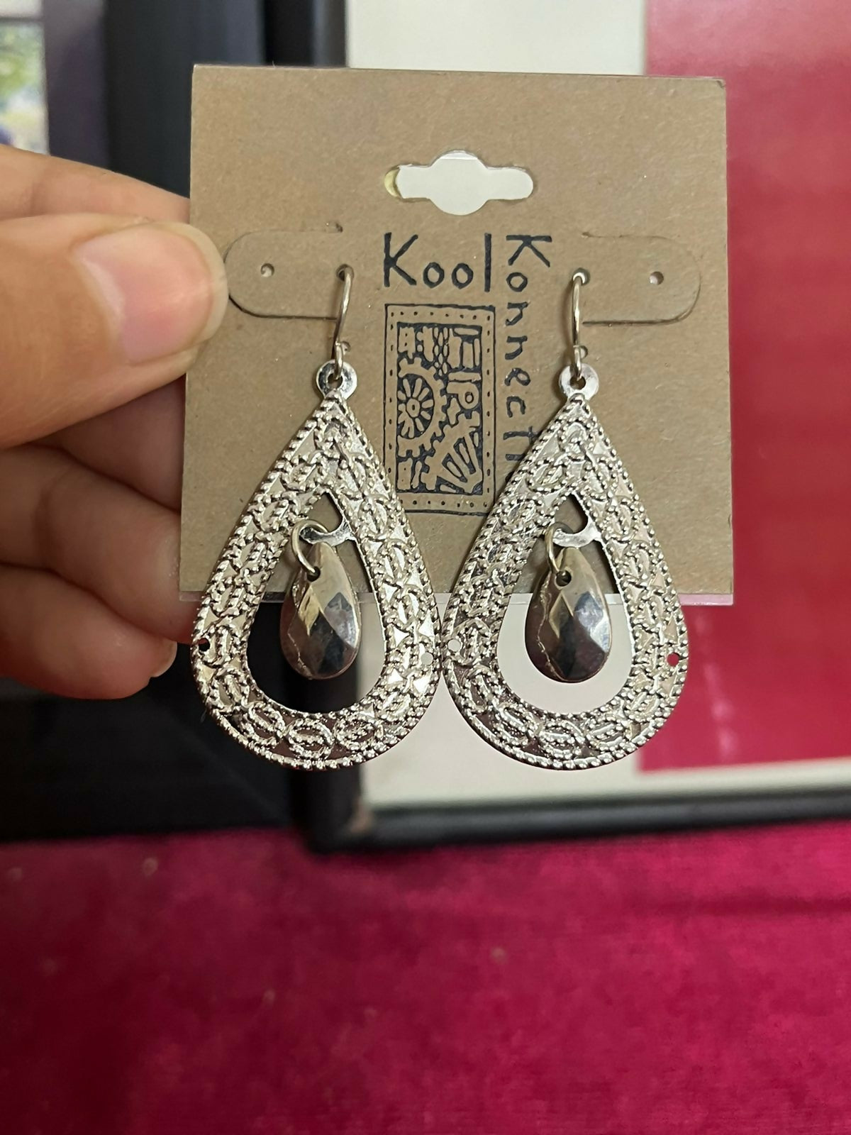 Kool Konnection (USA) | Silver Light Weight Earrings | Women Jewelry | New