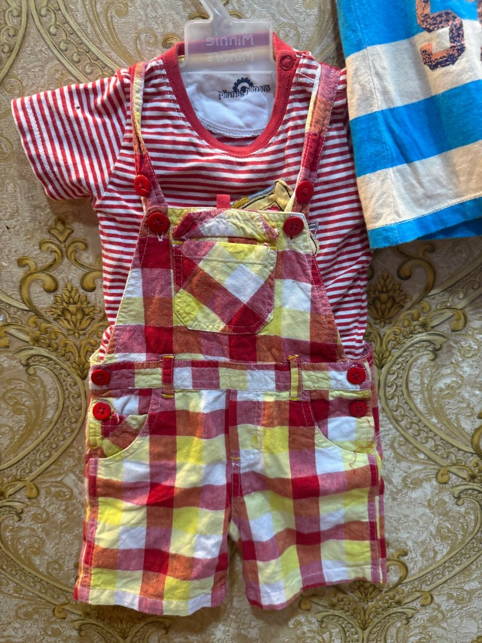 Minnie Minors & Hopscotch | Baby Romper | Baby Bodysuits & Onesies | 9 to 12 Mnths | Worn Once