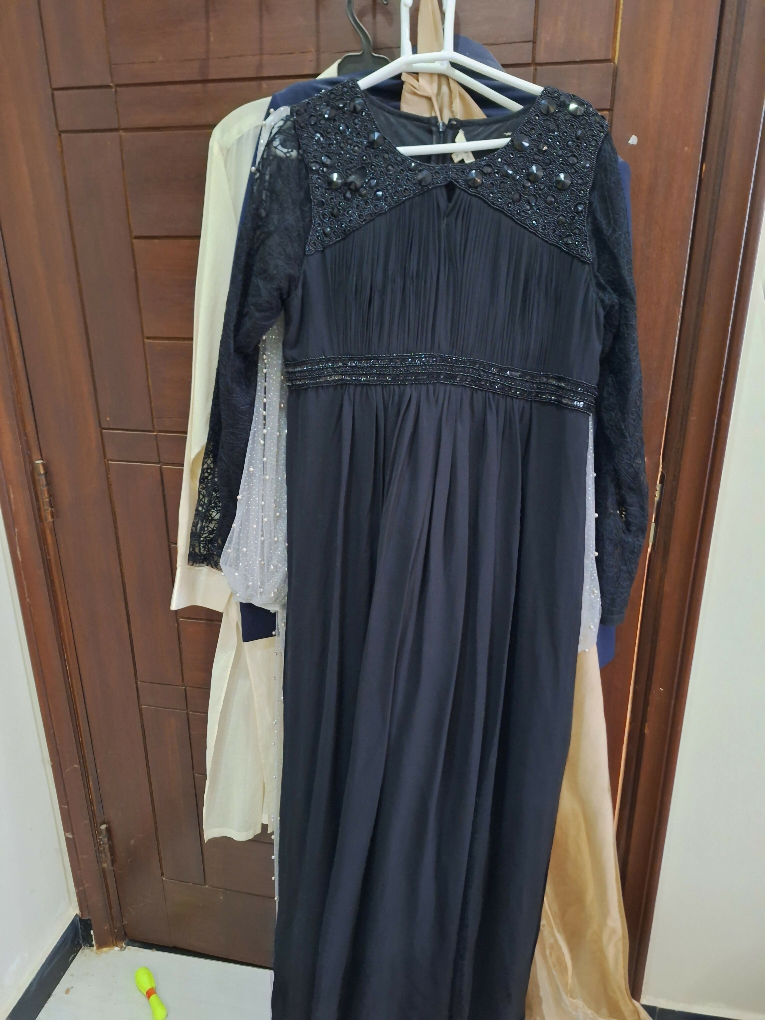 Black Long Maxi | Women Froks & Maxis | Large | Worn Once