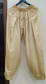 Golden 3PC Suit With Farshi Shalwar | Women Locally Made Kurta | Medium | New