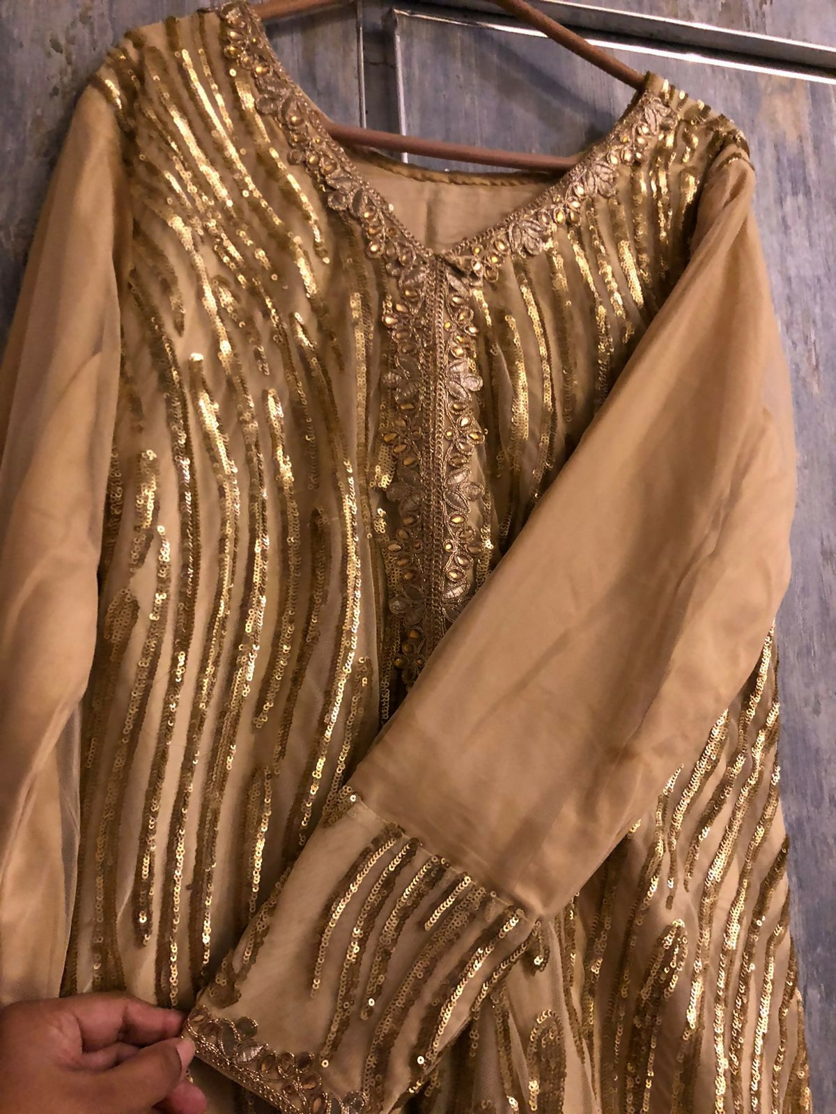 2PC Beautiful Stitched Suit | Women Formals | Large | Preloved