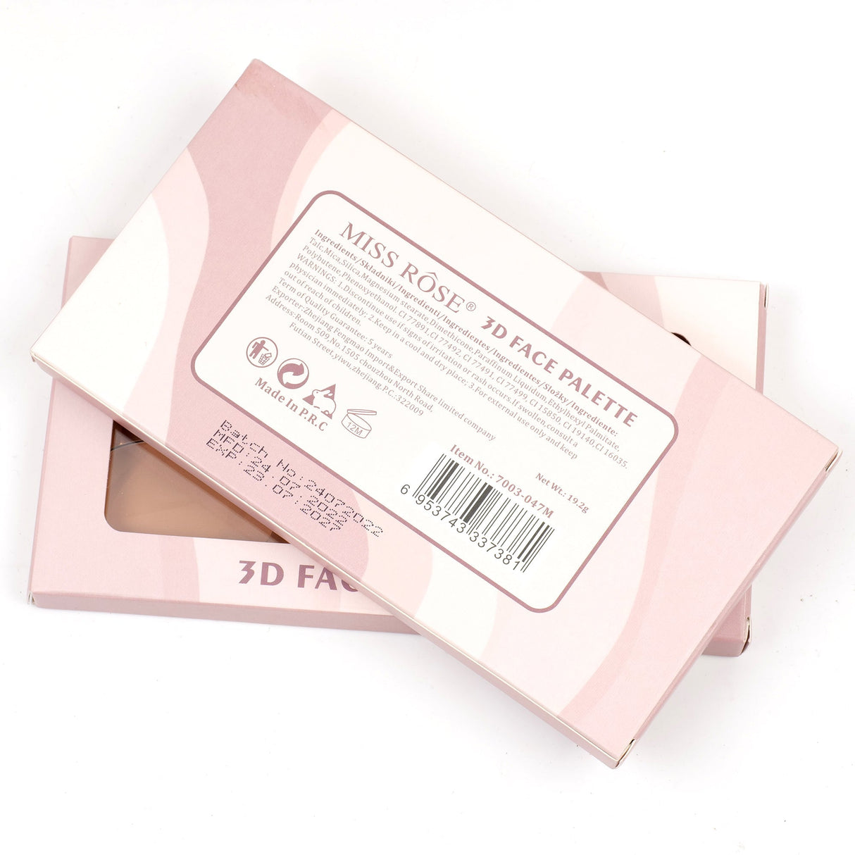 Buy Miss Rose 3D Face Palette in Pakistan