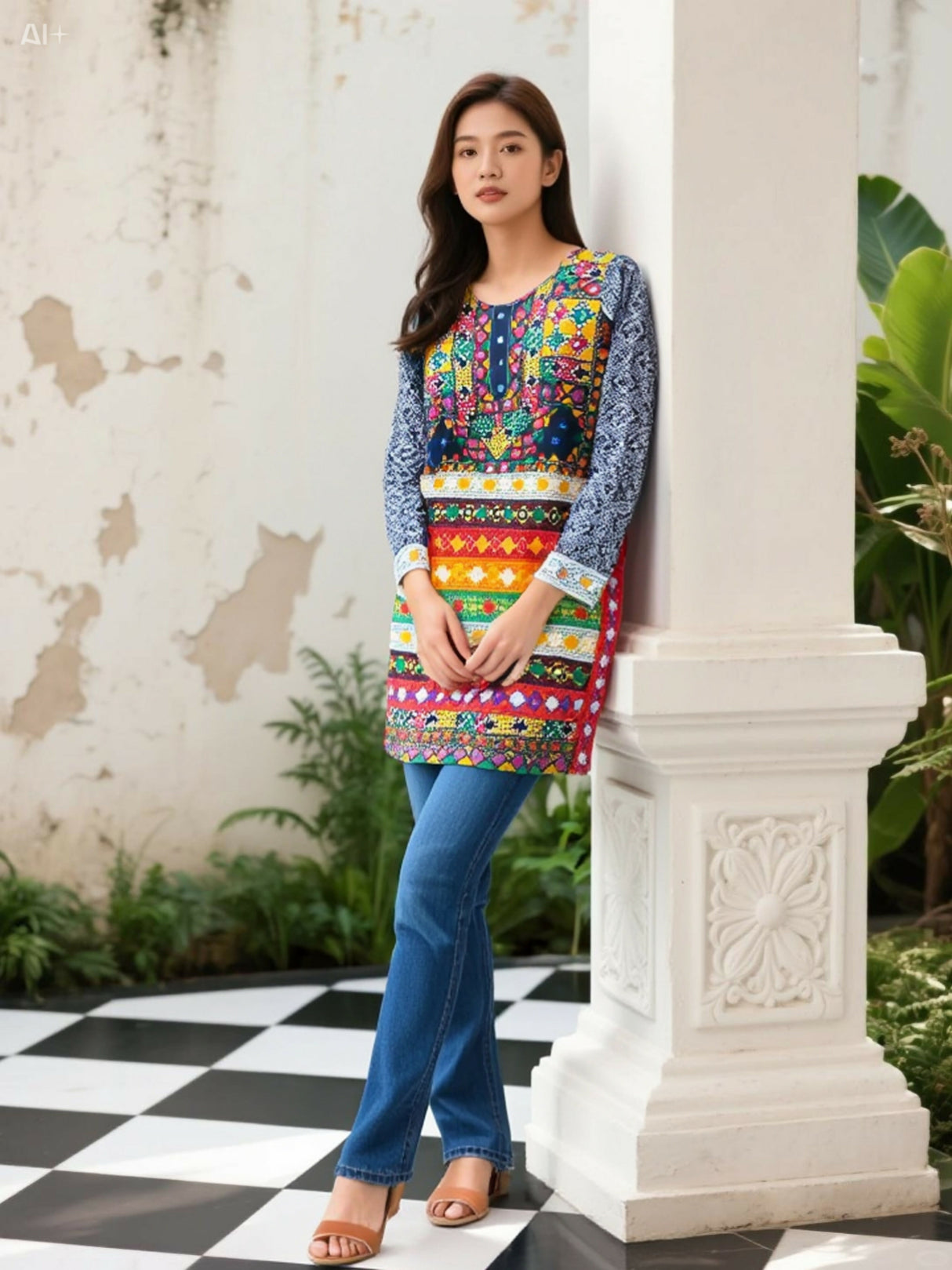 Traditional Work Kurta | Women Locally Made Kurta | Medium | New