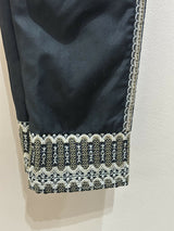 Embroidered Trouser | Women Bottoms & Pants | Black | Small | New