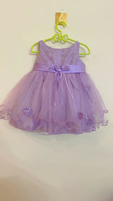 Fancy Imported Frock | Kids | Girls Skirts & Dresses | Purple | Size: 1 to 2 Yrs | Worn Once
