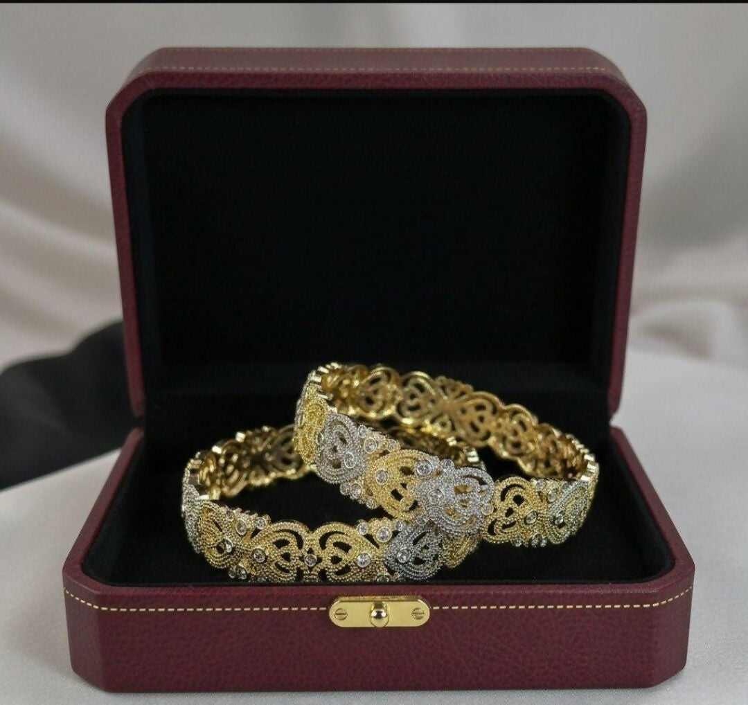 Round Stone Bangle Set-00014 | Women Jewelry | Bangles/Bracelets | Brand New
