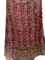 Royal Bridal Ensemble | Red Bridal Sharara | Women Bridals | Medium to Large | Worn Once
