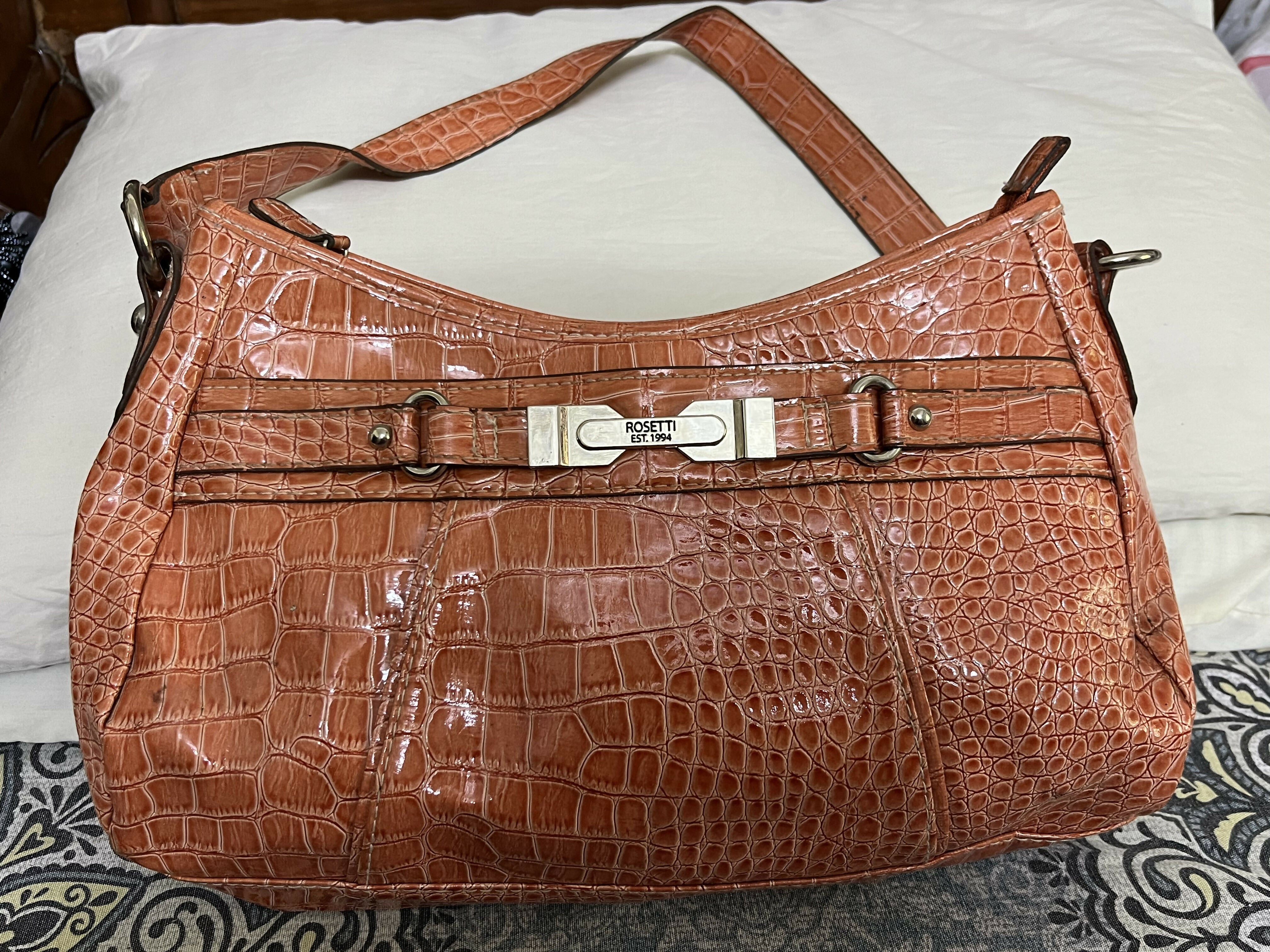 Rosetti (USA) | Peach Leather HandBag | Women Bags | Medium | New