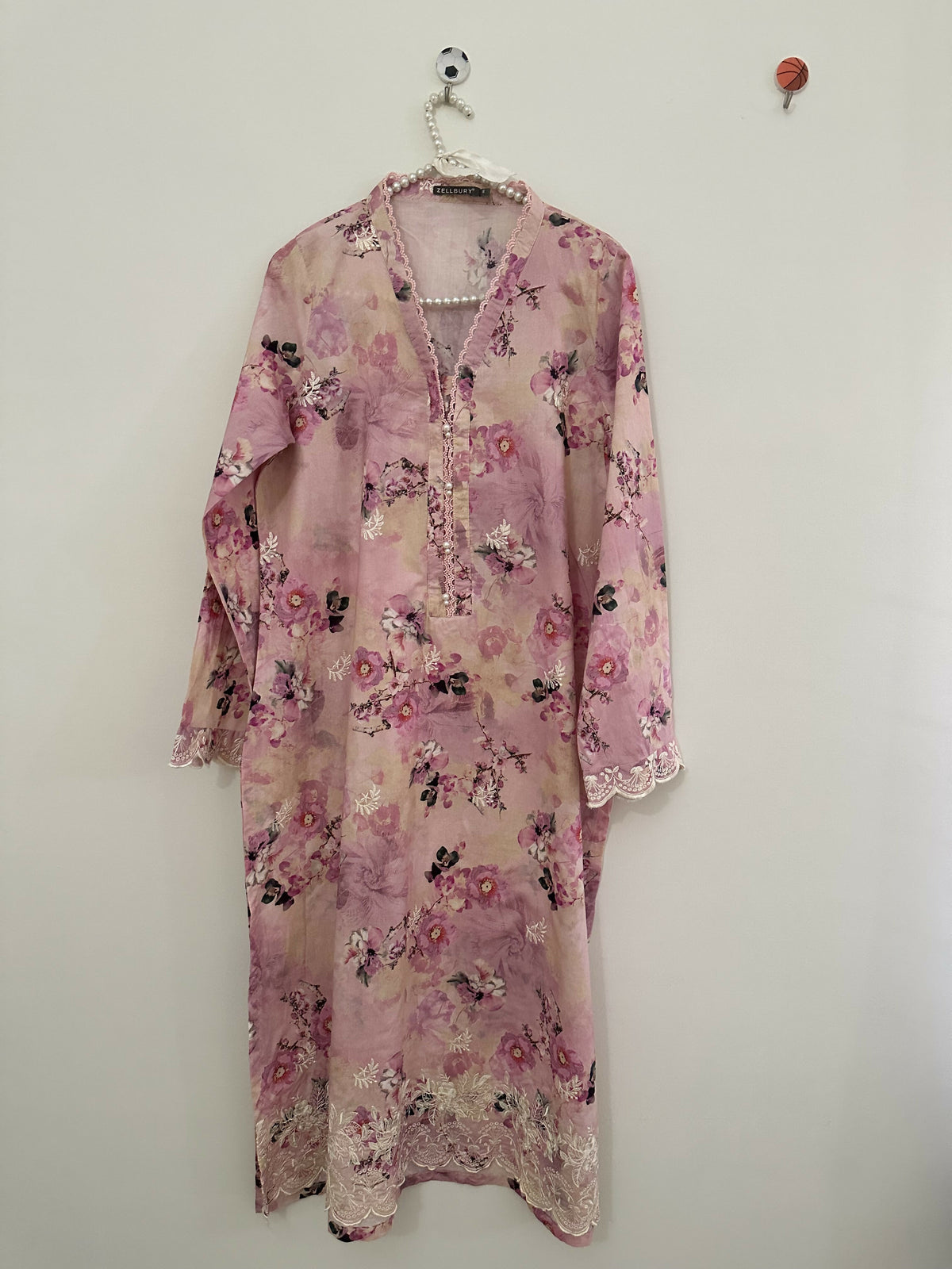 Zellbury | Women Branded Kurta | Pink | Small | Worn Once
