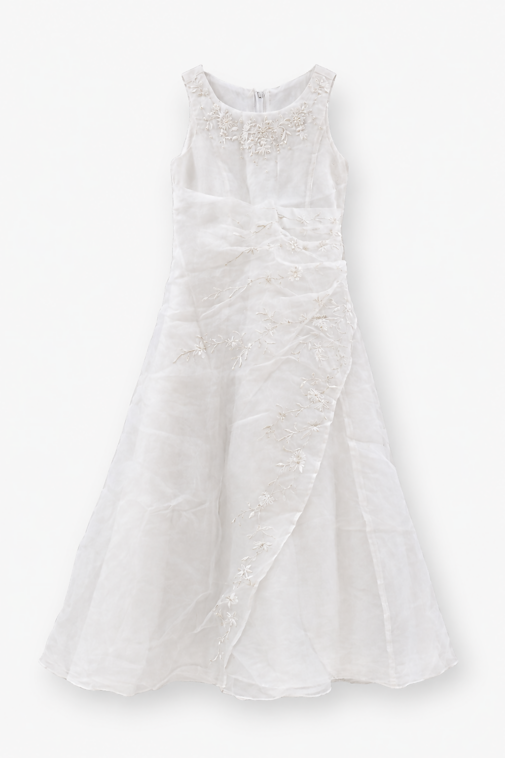 White Maxi | Kids | Girls Skirts & Dresses | Size: 6 to 8 Years | Worn Once