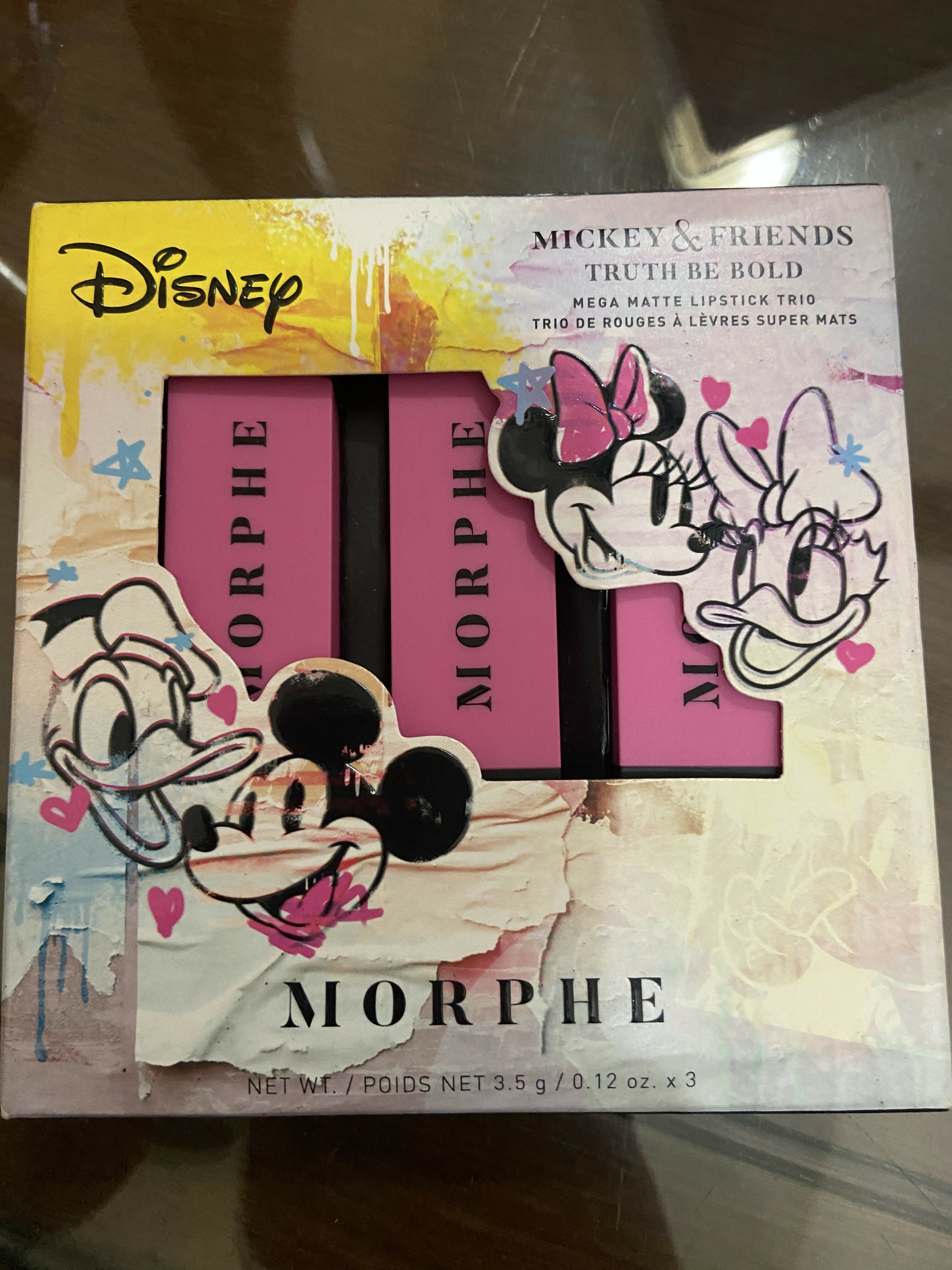 Morphe – Mickey & Friends | Mega Matte Lipstick Trio | Women Beauty X | New