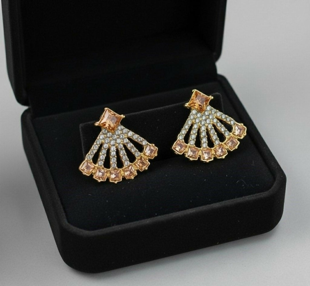 Square Stone Tops-00303 | Women Jewelry | Earrings | Brand New