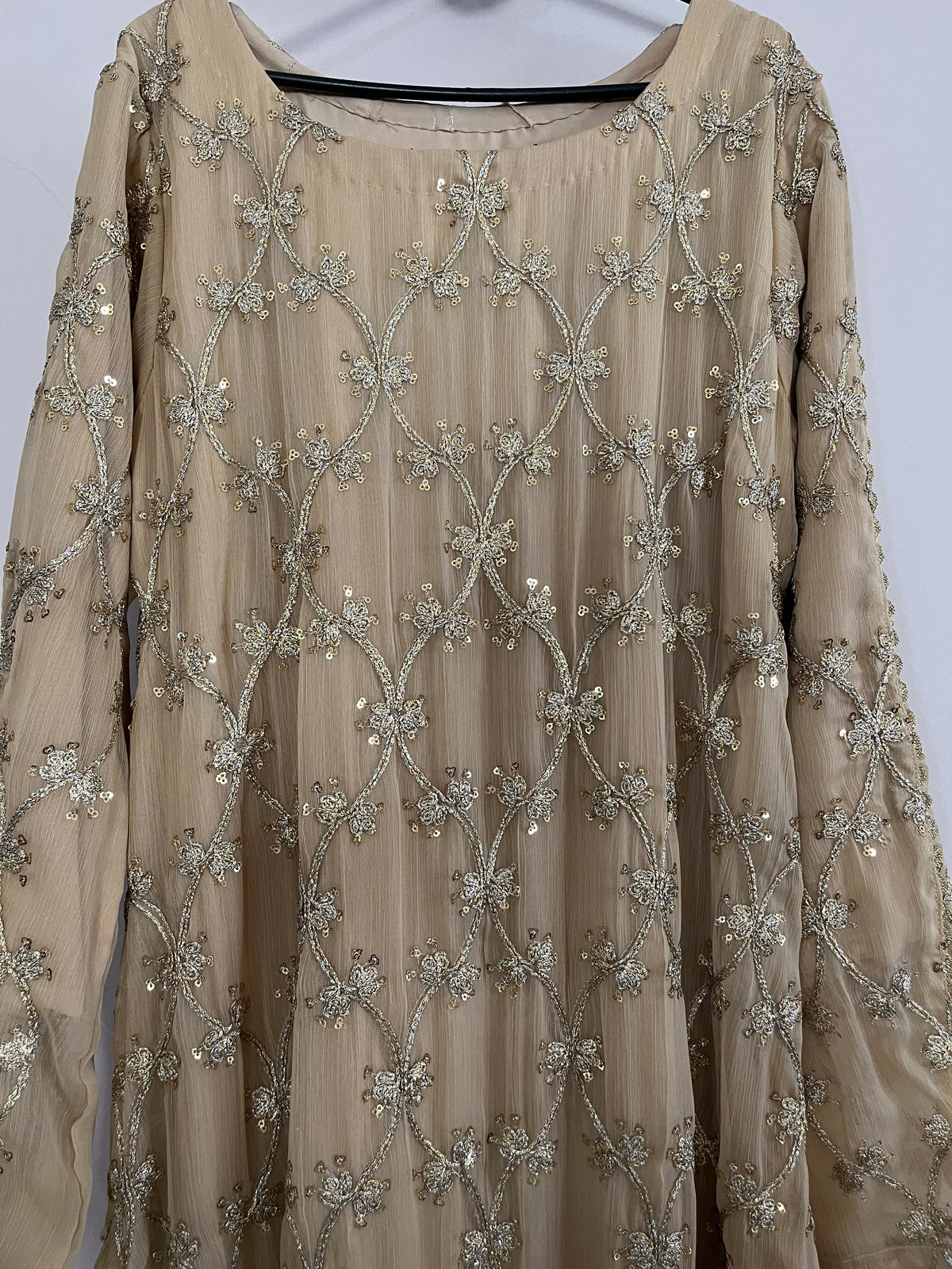 Golden Frock | Women Frocks & Maxis | Small | New