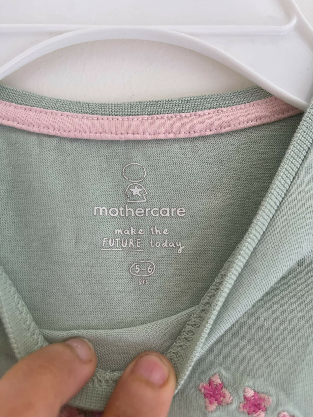 Mothercare | Kids | Girls Tops & Shirts | Size: 5 to 6 Yrs | Green & Pink | Preloved