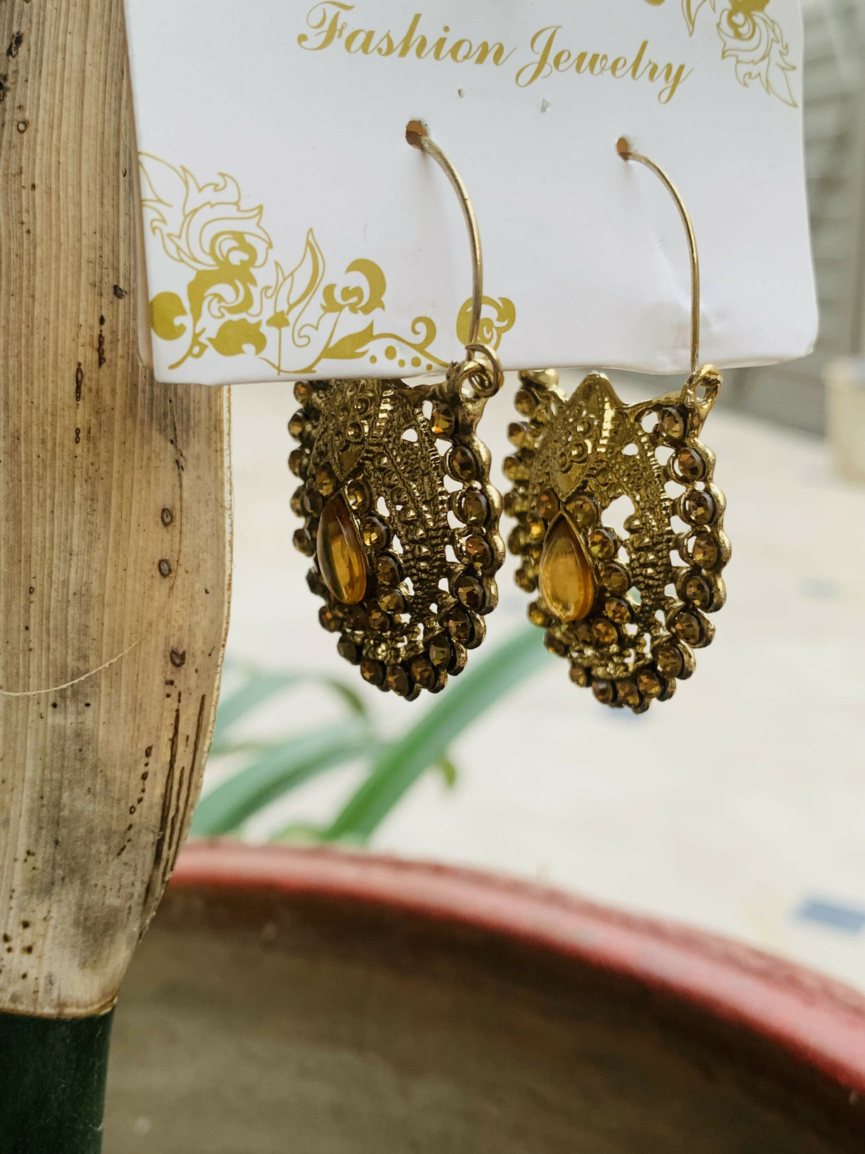Golden Jhumkas | Women Jewelry | Small | New
