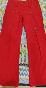 Red Pant Trouser | Girls Bottoms & Pants | Worn Once