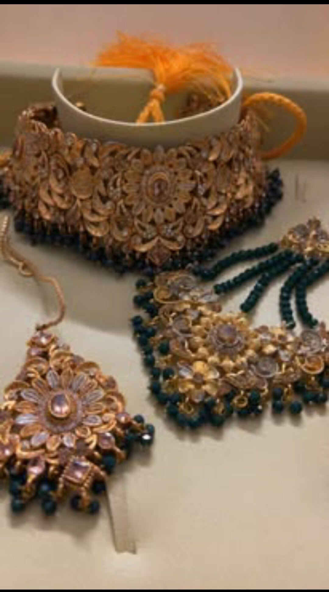 Bridal Set With Red Maala | Women Jewelry | Wedding Jewelry & Sets | Worn Once