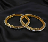 Pearl Flower Bangle Set-00204 | Women Jewelry | Bangles/Bracelets | Brand New