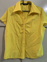 Yellow Button Down Shirt | Women Tops & Shirts | Small | New
