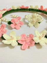 Bloom Blush Set | Kids Accessories | Girls Hairband & Hair Accessories | Small | New