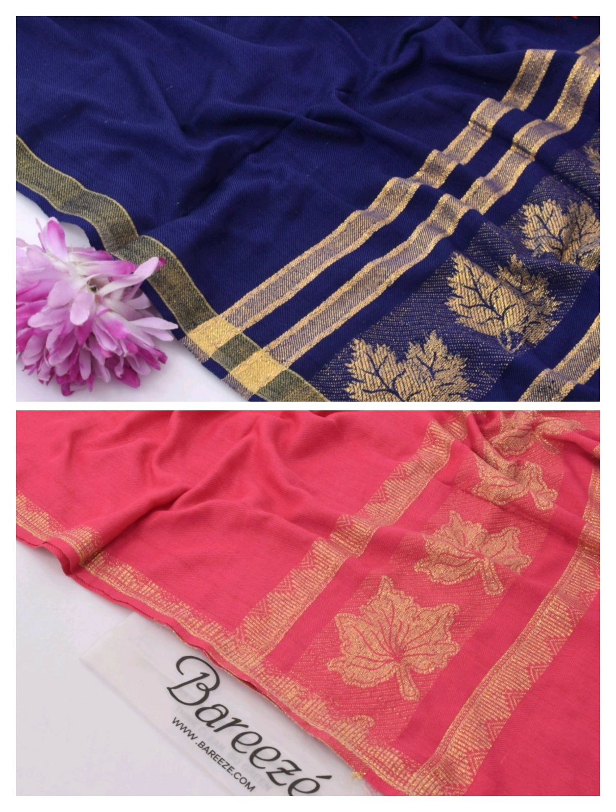 Pack of 2 Shawls | Pashmina Wool ShawlS | Women Sweaters & Jackets | Size: 2.5 x 1.25 Yards | New