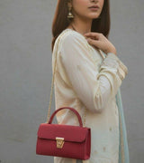 Classic Lock Ladies Handbag-(00076-00079) | Women Bags | Brand New