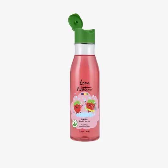 Oriflame | Love Nature Kids Hair & Body Wash Playful Strawberry | Baby Accessories | Brand new